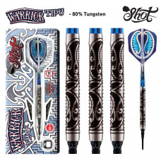 Sada šipek Warrior Tipu Soft Tip – 80% wolframové barrely (WTSF-118)