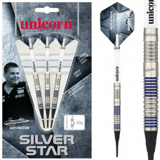 Unicorn šipky Soft Silverstar 80% P3 - Gary Anderson - 18g (04773)