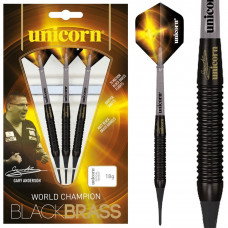 Unicorn šipky Soft Black Brass - Gary Anderson - 16g (23661)