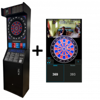Ligový šipkový automat JAREX DARTS s mincovníkem + JAREX DARTS STREAMVISION