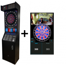 Ligový šipkový automat JAREX DARTS s mincovníkem + JAREX DARTS STREAMVISION